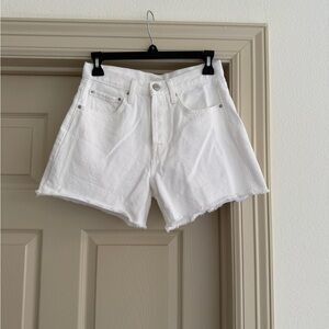 Z Supply Everyday Hi-Rise Denim Short in White